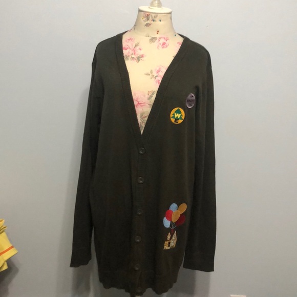 Disney Sweaters - Disney “UP” super long cardigan BNWT